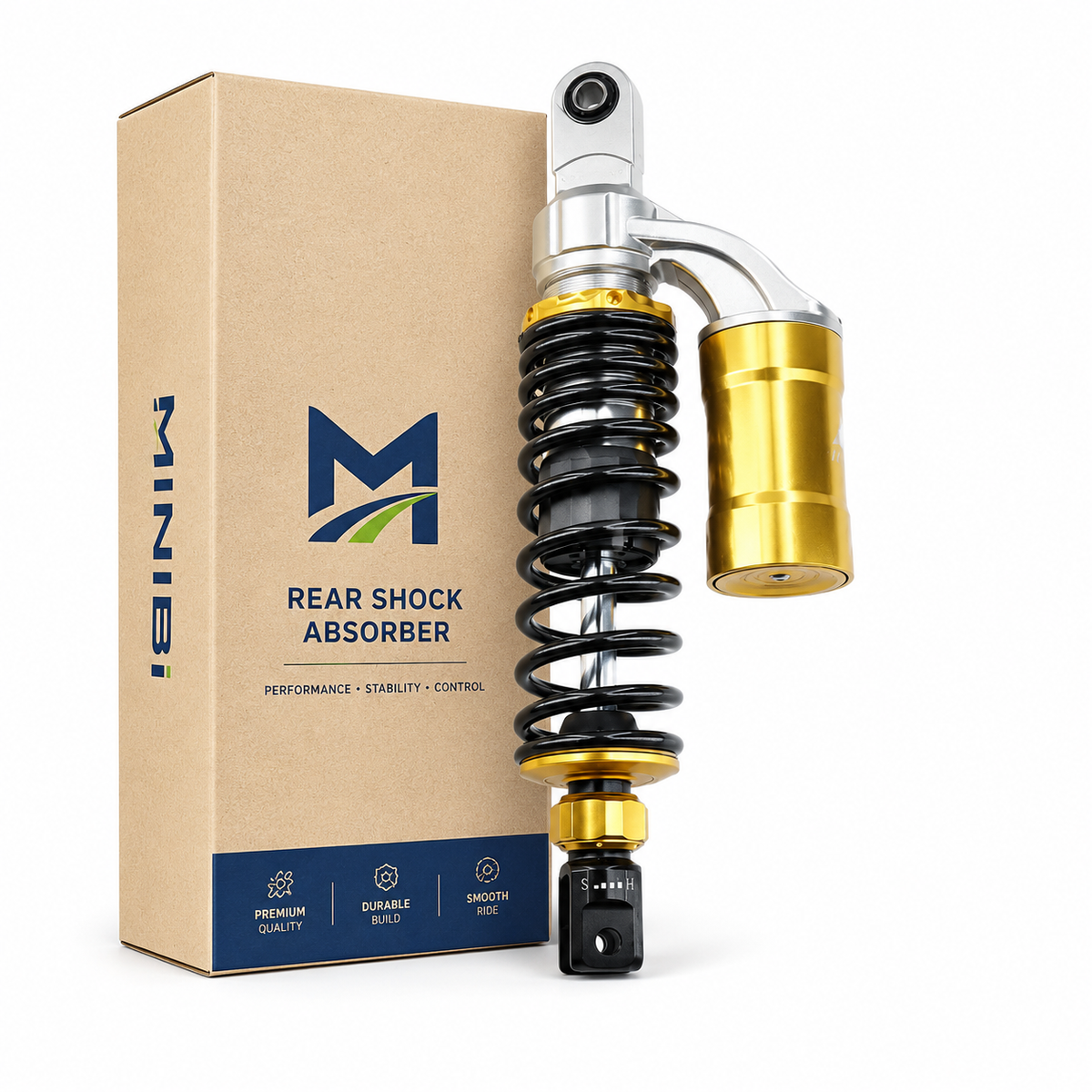MINIBI Adjustable Piggyback Rear Shock Absorber